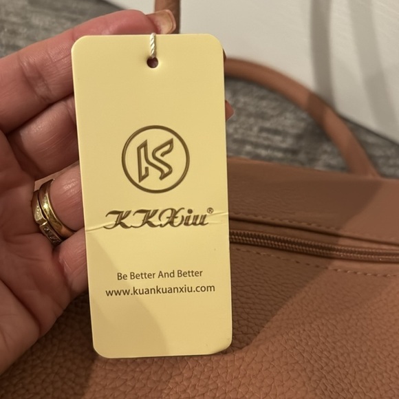 🆕Women Satchel Handle/Shoulder Handbag-Pockets Zipper PU Leather Crossbody - New - Picture 8 of 8